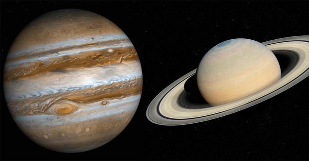 The Christmas Star 2020 – Jupiter & Saturn in line.